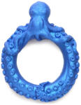 Creature Cocks XR Brands - Poseidon's Octo-Ring Silicone Cock Ring - Blue