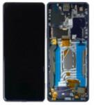 Sony Xperia 1 III előlap keret, lcd kijelző és érintőpanel, fekete (gyári)