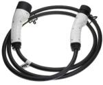 VHBW töltőkábel elektromos autóhoz, plug-in hibridhez - 2-es típusú kábel Type 2, egyfázisú, 32 A, 7 kW, 3 m (WB-888401511)