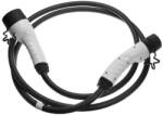VHBW töltőkábel elektromos autóhoz, plug-in hibridhez - 2-es típusú kábel Type 2, 3 fázisú, 32 A, 22 kW, 3 m (WB-888401507)