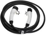 VHBW töltőkábel elektromos autóhoz, plug-in hibridhez - 2-es típusú kábel Type 2, 3-fázisú, 32 A, 22 kW, 7 m (WB-888401509)