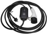 VHBW töltőkábel elektromos autóhoz, plug-in hibridhez - 2-es típusú kábel Type 2, egyfázisú, 16 A, 3, 5 kW, 7 m (WB-888401505)