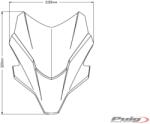 Puig Parbriz PUIG NEW GEN. SPORT 20618N Negru (MTP270117)