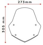 Puig Parbriz PUIG NEW GEN. SPORT 3767N Negru (MTP220729)