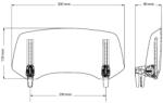 Puig Multiadjustable visor PUIG 2.0 20764H clip-on smoke (MTP289352)