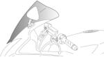 Puig Windscreen PUIG RACING 4667F dark smoke (MTP48716)