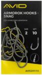 Avid Carp ARMOROK HOOKS - SNAG BARBED- SIZE 2 (A0520030)
