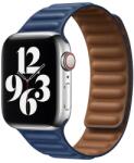 DEVIA Apple iWatch Devia Elegant Leather Two-Tone 38/40/41mm óraszíj - Sötétkék