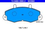 ATE set placute frana, frana disc ATE 13.0460-3960.2 (13.0460-3960.2)