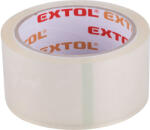 EXTOL bandă adezivă transparentă, zgomot redus 48mmx40m, grosime: 0, 046mm