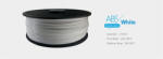  3D FILAMENT 1, 75mm ABS Alb (1kg rola)