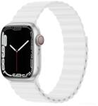 DEVIA Apple iWatch Devia Delux Sport 3 Silicone Magnet 38/40/41mm Óraszíj - Fehér