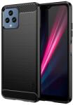 MOFI silicon protector de telefon (rezistent la impact, călcâi pernă de aer, model de carbon periat) BLACK GP-131952 (GP-131952)