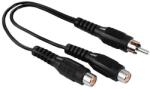 Hama Distribuitor de cablu HAMA 1RCA/2RCA negru 205183 (00205183)