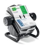 Durable Dosar rotativ pentru cărți de vizită, pentru 400 de cărți de vizită, VISIFIX ROTARY FILE, negru