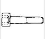 Osculati Nautics Surub cu cap cu soclu hexagonal, inox AISI304, 6X20mm, 50buc (A2-912-06X020)