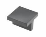 GTV Buton mobila negru mat UZ40, 40x40 mm (UZ-40-032-20M)