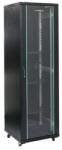 Dateup Rack 42U 600x800 DATEUP RAL 9004, montare pe podea, usa din sticla, panouri laterale detasabile si securizate, dezasamblat (MS2.6842.9001)