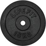 LIFEFIT LIFEFIT súlytárcsa, 15kg / 30mm rúd Súlytárcsa