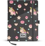 KARACTERMANIA - OMP! Бележник с ластик 14x21 см Popnicorn