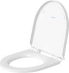 Duravit No. 1 DuraStyle Basic WC-ülőke nemesacél zsanérral, magasfényű fehér 0026110000 (0026110000)