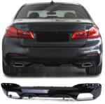  BMW G30 G31 2017-2021 M-Performance lökhárítóba lakkozott fekete műanyag diffúzor