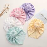 SuperBaby Caciulita tip turban cu model ajurat