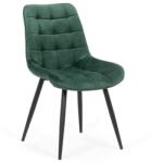 Chairs ON Scaun pentru bucătărie și living din catifea BUC206 Verde