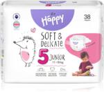 Bella Baby Happy Soft&Delicate еднократни пелени с каналчета Junior 11-18 kg 38 бр