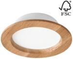 LAMKUR Corp de iluminat LED încastrat WOODY SPOT LED/12, 5W/230V 4000K stejar ø 16 cm (LA51895)