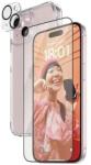 Panzer Bundle 3in1 készlet átlátszó tok + fólia + kamera lencsevédő az iPhone 15-höz