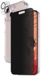 Panzer Privacy Bundle 3in1 Átlátszó tok + Privacy üvegfólia + Kamera lencsevédő iPhone 15 Plus tok