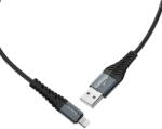hoco. Cablu de Date USB-A la Lightning 12W, 2.4A, 1m - Hoco Cool Charging (X38) - Black (KF239229)