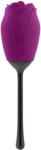 Playboy - vibrator tip petală cu limbă, rezistent la apă, reîncărcabil, mov (844477022284) Vibrator