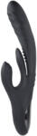 Playboy Rapid Rabbit - vibrator pentru punctul G cu braț clitoridian - negru (844477021348) Vibrator