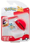 Pokémon Figurina in bila Clip N Go Pokemon S2, Squirtle si Poke Ball Figurina
