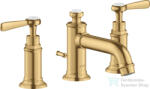 Hansgrohe AXOR MONTREUX falsík alatti mosdó csaptelep automata leeresztővel, szálcsiszolt arany hatású 16535250 (16535250)