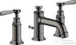 Hansgrohe AXOR MONTREUX falsík alatti mosdó csaptelep automata leeresztővel, polírozott fekete króm 16535330 (16535330)