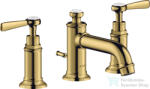 Hansgrohe AXOR MONTREUX falsík alatti mosdó csaptelep automata leeresztővel, polírozott arany hatású 16535990 (16535990)