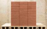 OLF Caramida Klinker Ruby-red Bark Sanded NF (240x115x71 mm) (OLF-RUBYRBARKS-NF)