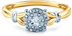 SAVICKI Inel de logodnă SAVICKI: aur bicolor, diamante - savicki - 6 662,00 RON