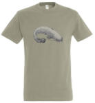 TOP Munkavédelmi Póló TOP_PK-H_CATFISH M-es khaki szín, harcsa minta, kereknyakú, 100% pamut (TOP_PK-H_CATFISH-M)