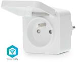 Nedis Nedis ZBPO130EWT -Okos konnektor Smartlife 3680W/230V/ Type E/16A Wi-Fi Tuya IP44 NE0717 (NE0717)