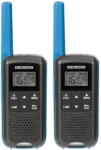 DECROSS Statie radio Statie radio portabila PMR PNI Decross DC63 Blue, 446MHz, 0.5W, 16CH, 1000mAh NiMH, IPx4, set 2 bucati (PNI-DC63-B) - vexio Statii radio