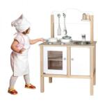 Viga Toys Bucatarie din lemn pentru copii, Alb (VIG50223) Bucatarie copii