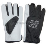 TOP Munkavédelmi Kesztyű Fehér báránybőr, fekete szatén kézhát TOP_LASARC_(OLI-9846)-10 10/XL (TOP_LASARC_(OLI-9846)-10)