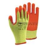 TOP Munkavédelmi Kesztyű Narancssárga-sárga latex mártott, érdesített TOP_WORKER_ORANGE-L 9/L (TOP_WORKER_ORANGE-L)
