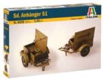 Italeri Italeri: Sd. Anhanger 51 Gunship model cu remorcă, 1: 35