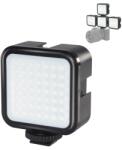  PULUZ 49 3W mini LED videólámpa fekete (PU529B)