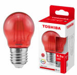 Toshiba E27 G45 LED izzó 4, 5 W = 40 W piros izzószál TOSHIBA (TOSLIG2085)
